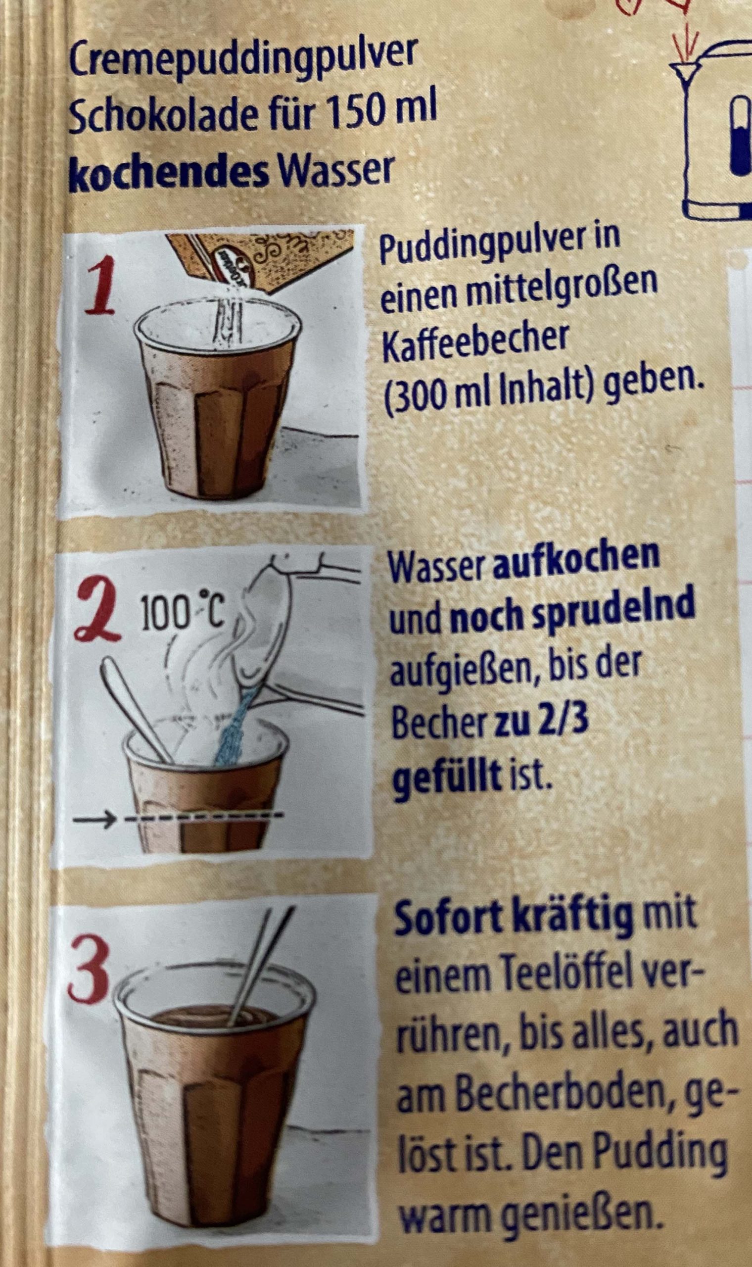 Dr. Oetker Schokoladenpudding